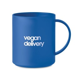Tasse réutilisable  300 ml personnalisée - MONDAY Matières : polypropylène (PP) Couleurs : bleu impression logo haute qualité