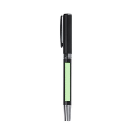 Set de Stylo et Roller Personnalisés Élégants Okonel à Prix Abordable Matières : métal Couleurs : noir cadeau collaborateur prem