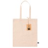 Sac Éco-responsable Personnalisé de Shopping Lazar Fairtrade Matières : coton recyclé Couleurs : bleu personnalisation sur mesur