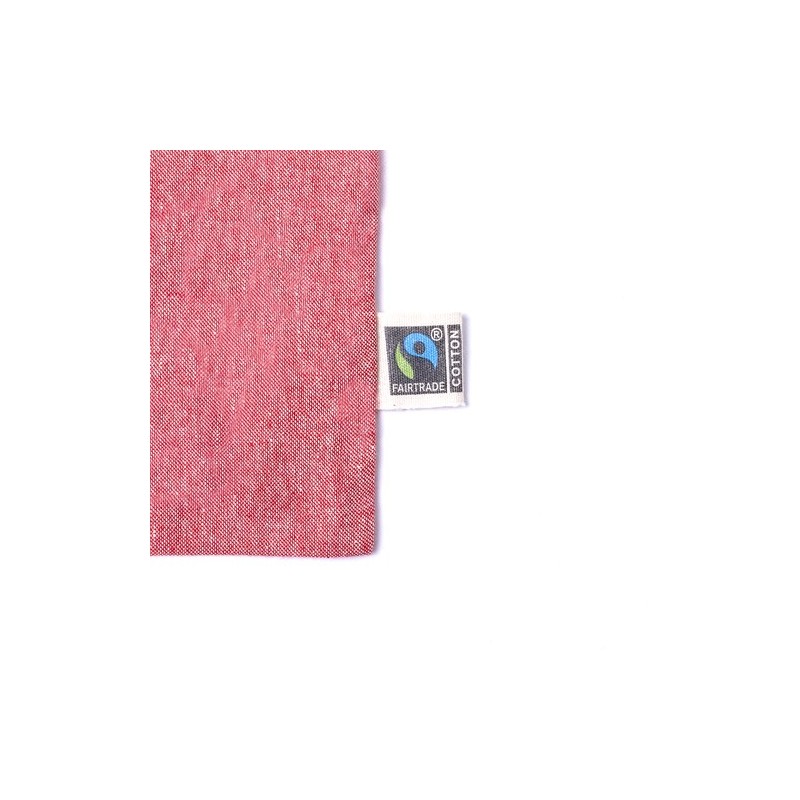Sac Éco-responsable Personnalisé de Shopping Lazar Fairtrade Matières : coton recyclé Couleurs : vert cadeau affaires élégant