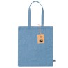 Sac Éco-responsable Personnalisé de Shopping Lazar Fairtrade Matières : coton recyclé Couleurs : noir cadeau affaires élégant