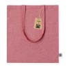 Sac Éco-responsable Personnalisé de Shopping Lazar Fairtrade Matières : coton recyclé Couleurs : noir marquage couleur éclatante