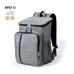 Sac à Dos Glacière Personnalisé et Publicitaire Shira Matières : PEVA Couleurs : gris 2