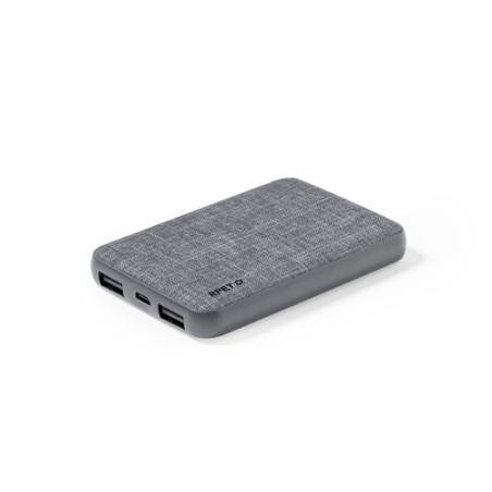 Power Bank  Syrong - Chargeur portable 10000mAh Couleurs : gris Matières : polyester recyclé cadeau entreprise pas cher