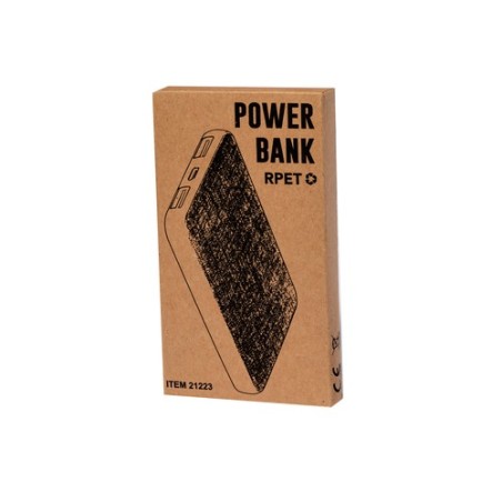 Power Bank  Syrong - Chargeur portable 10000mAh Couleurs : gris Matières : polyester recyclé impression haute définition