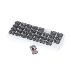 Pilulier Mensuel Organisateur Personnalisé - Stexio Couleurs : gris 2