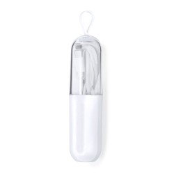 Câble de Charge Rapide Éco-Responsable Personnalisé Skot Couleurs : blanc