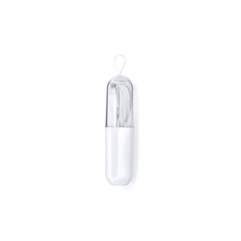 Câble de Charge Rapide Éco-Responsable Personnalisé Skot Couleurs : blanc