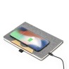 Bloc Notes Éco-responsable et Pratique avec Chargeur Dalou Matières : bambou Couleurs : gris marquage laser ultra précis