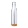 Bouteille Isotherme Éco-responsable Personnalisée Thermique Dagles Matières : liège Couleurs : argenté