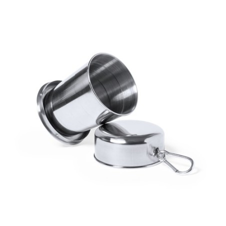 Verre Pliable Éco-responsable et Pratique Personnalisé à Petit Prix - Daibak Matières : acier inoxydable personnalisable avec vo