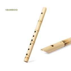 Flûte Éco-responsable Personnalisée en Bambou - Hamelin pas cher Matières : bambou