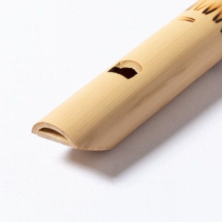 Flûte Éco-responsable Personnalisée en Bambou - Hamelin pas cher Matières : bambou impression haute définition