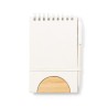 Cahier Éco-responsable Personnalisé - Support Minnak Matières : bambou personnalisable avec votre logo