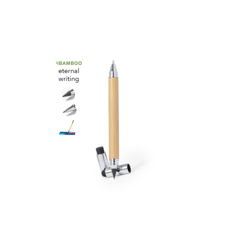 Stylo Éco-responsable Crayon Publicitaire Éternel Zack Matières : bambou