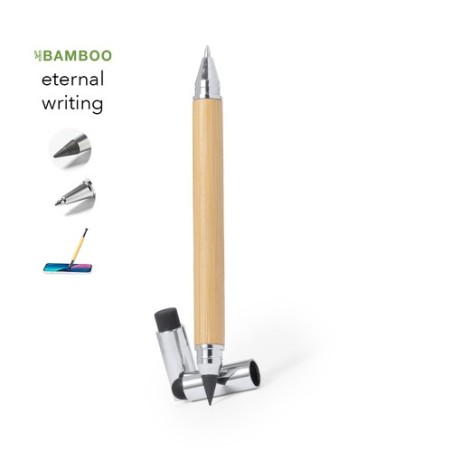 Stylo Éco-responsable Crayon Publicitaire Éternel Zack Matières : bambou
