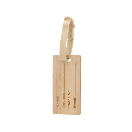 Identificateur de Valise Pratique Personnalisé pas cher - Elwes Matières : bambou impression haute définition