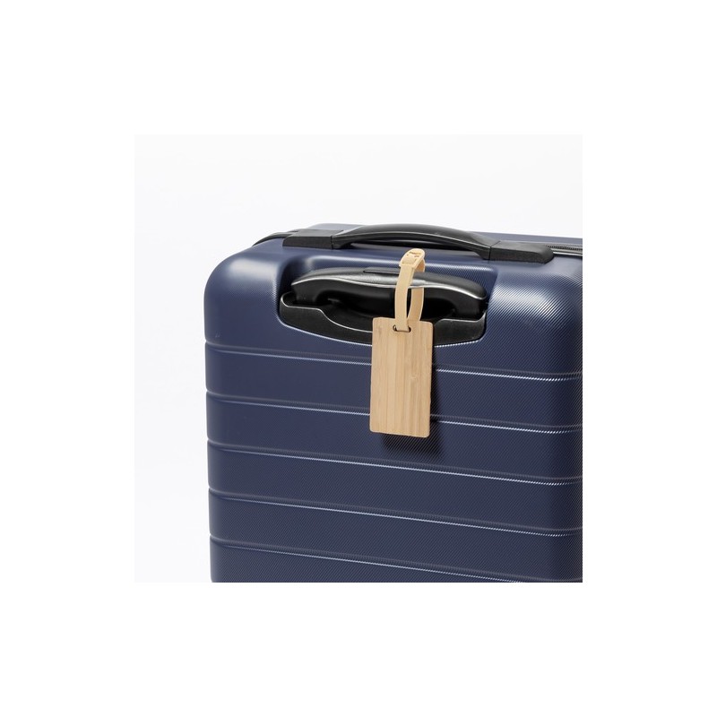 Identificateur de Valise Pratique Personnalisé pas cher - Elwes Matières : bambou marquage laser ultra précis