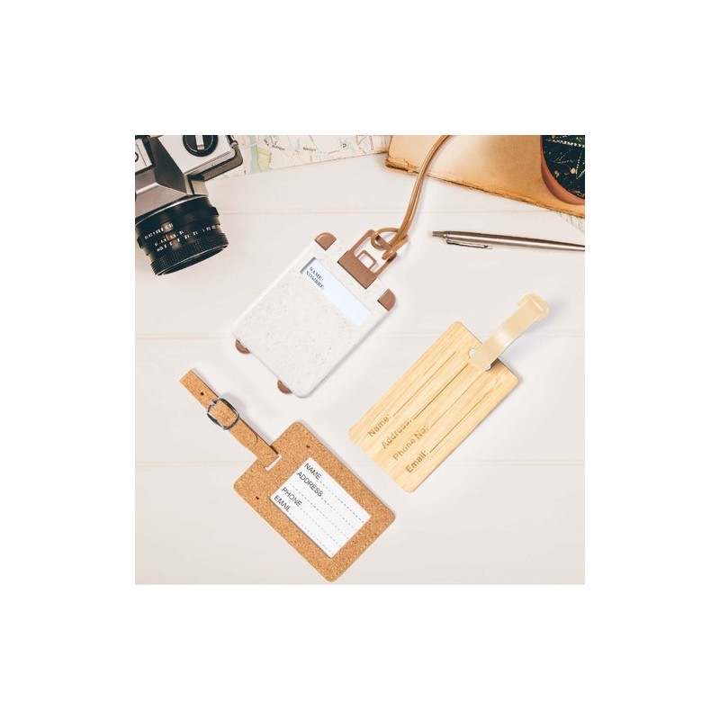 Identificateur Valise Elwes en Bambou