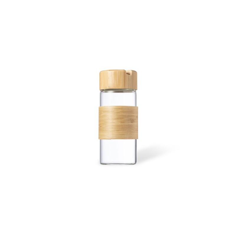Gourde Éco-responsable Pratique Personnalisée pas cher - Nowsly Matières : bambou personnalisable avec votre logo
