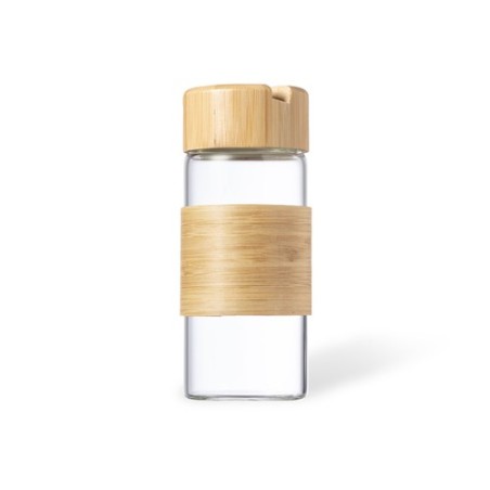 Gourde Éco-responsable Pratique Personnalisée pas cher - Nowsly Matières : bambou personnalisable avec votre logo