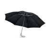 Parapluie pliable  190T en RPET de 23'' - LEEDS Matières : métal Couleurs : noir cadeau collaborateur premium