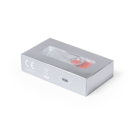 Clé USB Personnalisée 8GB Éco-responsable Idéale pour la Promotion Yeskal Couleurs : bleu goodies publicitaire durable