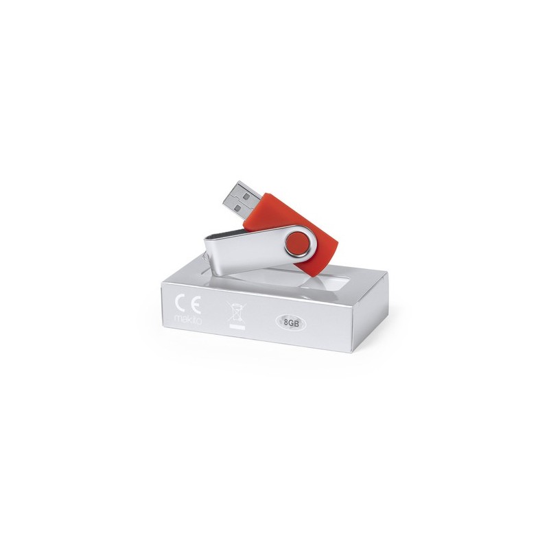 Clé USB Personnalisée 8GB Éco-responsable Idéale pour la Promotion Yeskal Couleurs : blanc impression haute définition