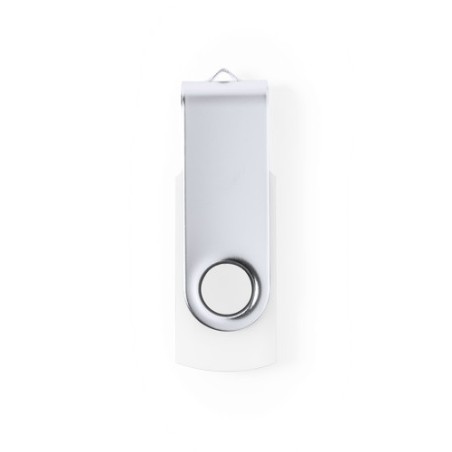 Clé USB Personnalisée 8GB Éco-responsable Idéale pour la Promotion Yeskal Couleurs : blanc accessoire événementiel unique
