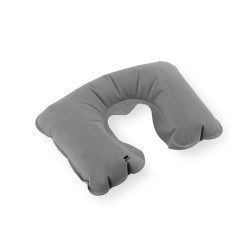 Coussin Gonflable Éco-responsable pour le Cou - Vildex Couleurs : noir Matières : polyester recyclé impression logo haute qualit