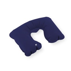Coussin Gonflable Éco-responsable pour le Cou - Vildex Couleurs : gris Matières : polyester recyclé objet publicitaire robuste