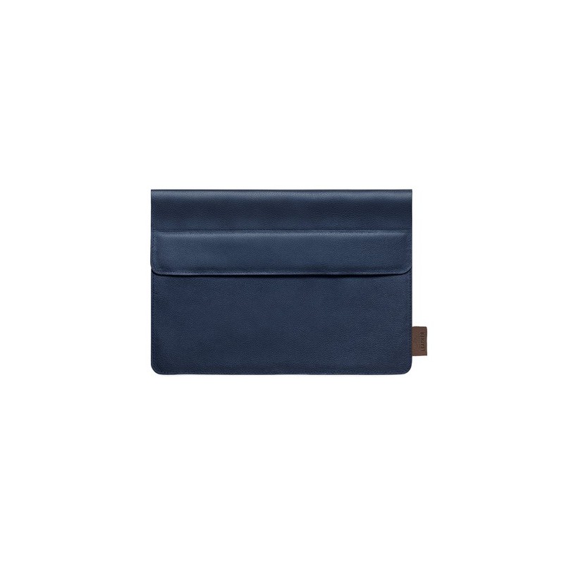 Housse Éco-responsable Personnalisée pour Ordinateur Portable - Kroll Matières : cuir recyclé Couleurs : bleu marine