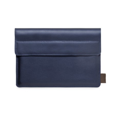 Housse Éco-responsable Personnalisée pour Ordinateur Portable - Kroll Matières : cuir recyclé Couleurs : bleu marine goodies pub