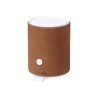 Haut-Parleur Éco-responsable Bluetooth Personnalisé - Sotep RCS Matières : cuir recyclé Couleurs : marron