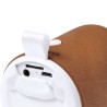 Haut-Parleur Éco-responsable Bluetooth Personnalisé - Sotep RCS Matières : cuir recyclé Couleurs : marron impression haute défin