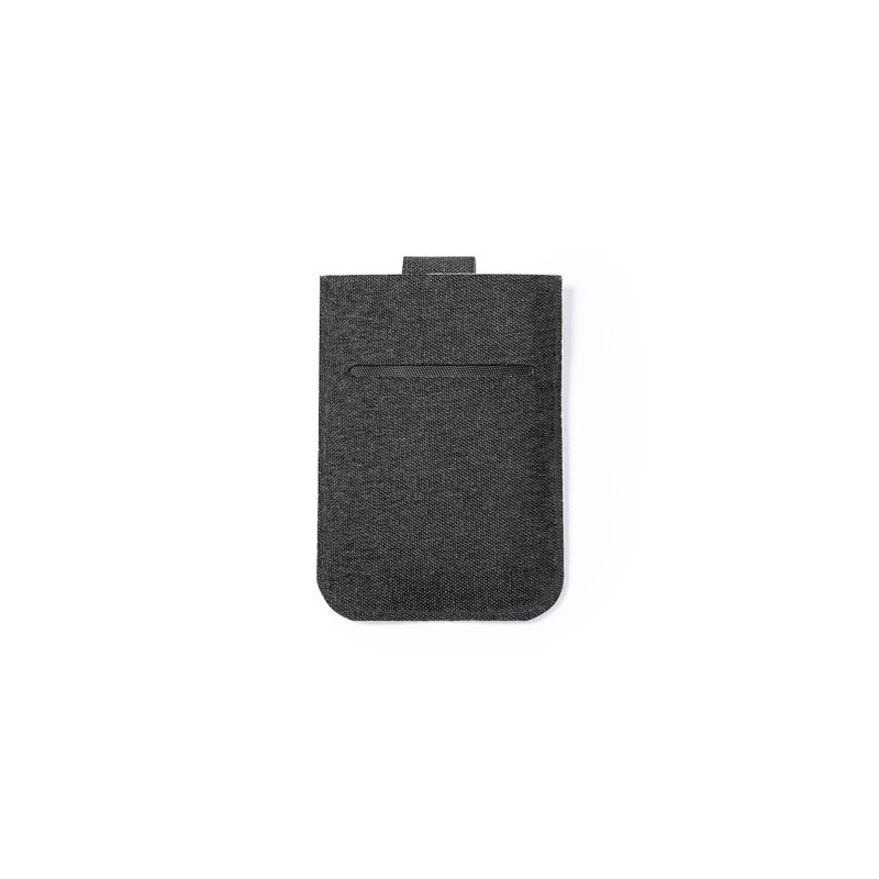 Porte-Cartes Personnalisé Élégant et Sécurisé RFID Guarex Couleurs : noir Matières : polyester recyclé cadeau entreprise pas che
