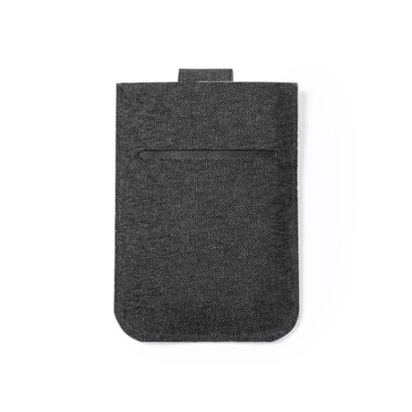 Porte-Cartes Personnalisé Élégant et Sécurisé RFID Guarex Couleurs : noir Matières : polyester recyclé cadeau entreprise pas che