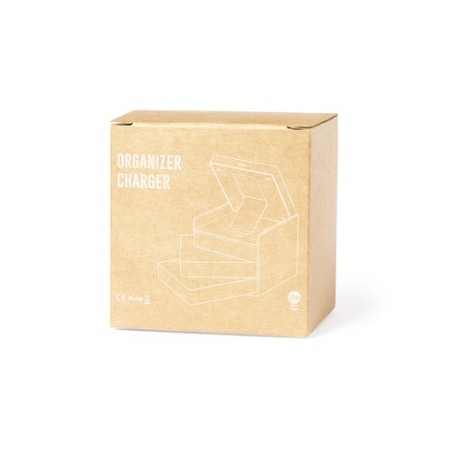 Chargeur Organisateur Personnalisé Idéal pour Bureau - Macky Couleurs : blanc livraison express 24h 48h