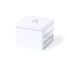 Chargeur Organisateur Personnalisé Idéal pour Bureau - Macky Couleurs : blanc objet promotionnel éco-responsable