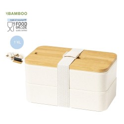 Gamelle Éco-responsable et Pratique Personnalisée Graftan Matières : bambou
