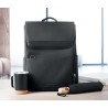 Parapluie pliable  190T en RPET de 23'' - LEEDS Matières : métal Couleurs : noir goodies personnalisé en stock