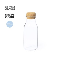 Bouteille en Verre Personnalisée Ricadel Matières : liège