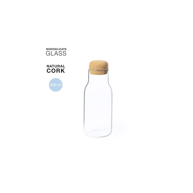 Bouteille en Verre Personnalisée Ricadel Matières : liège