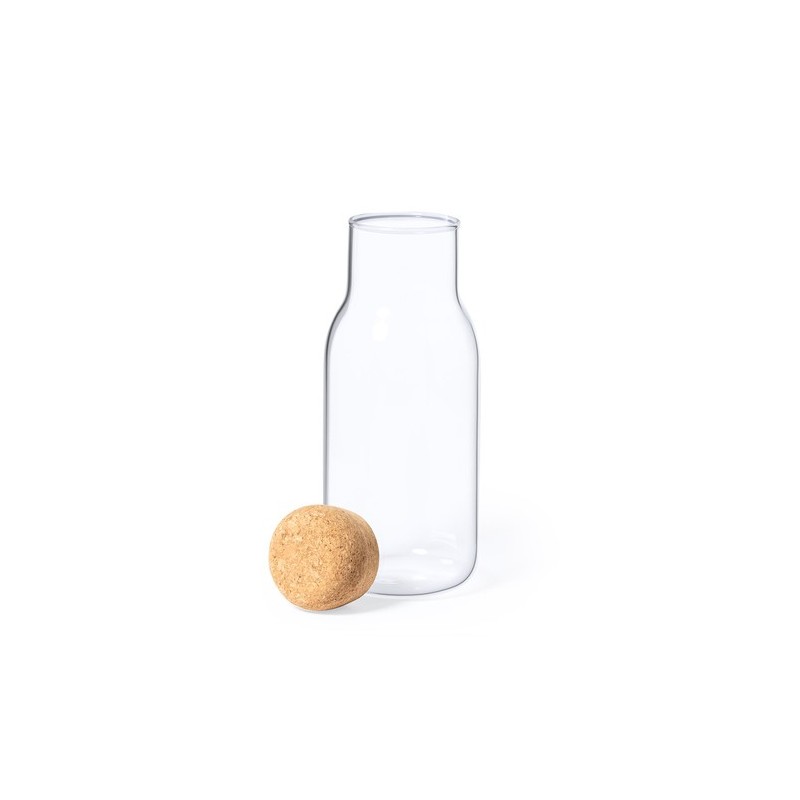 Bouteille en Verre Personnalisée Ricadel Matières : liège personnalisable avec votre logo