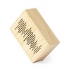 Enceinte Éco-responsable Solaire Personnalisée Laurens FSC Matières : bambou livraison express 24h 48h