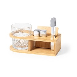 Set de Bar Personnalisé Éco-responsable Whisky Devon Matières : bambou 2