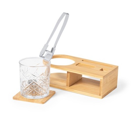 Set de Bar Personnalisé Éco-responsable Whisky Devon Matières : bambou goodies publicitaire événementiel