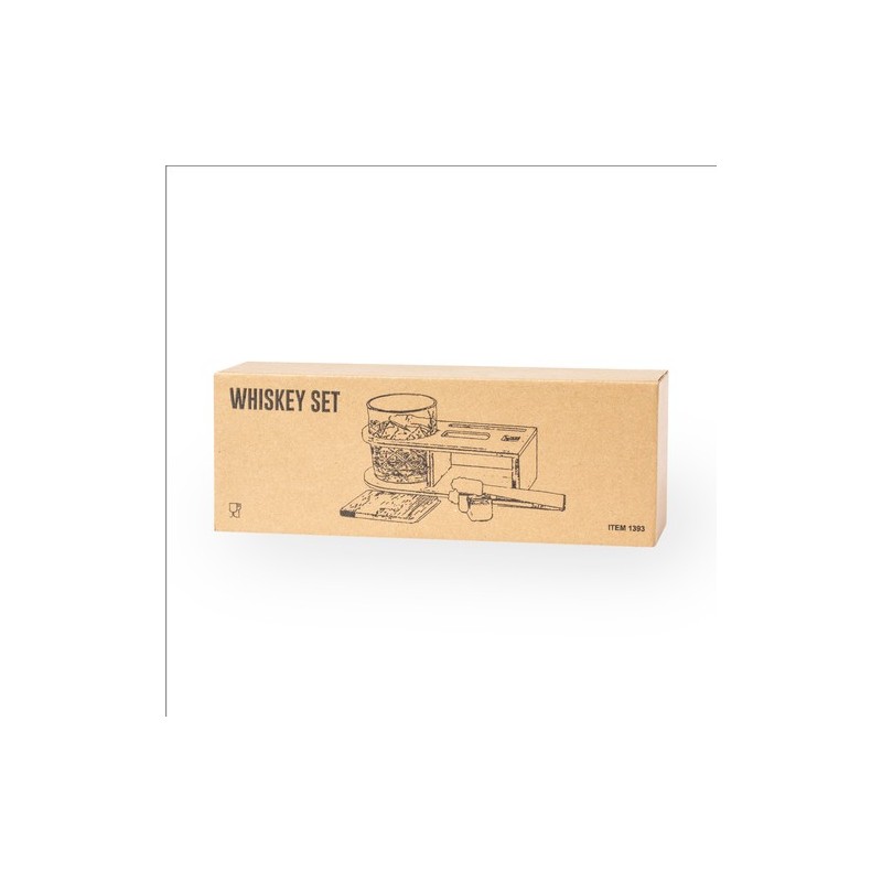 Set de Bar Personnalisé Éco-responsable Whisky Devon Matières : bambou livraison express 24h 48h