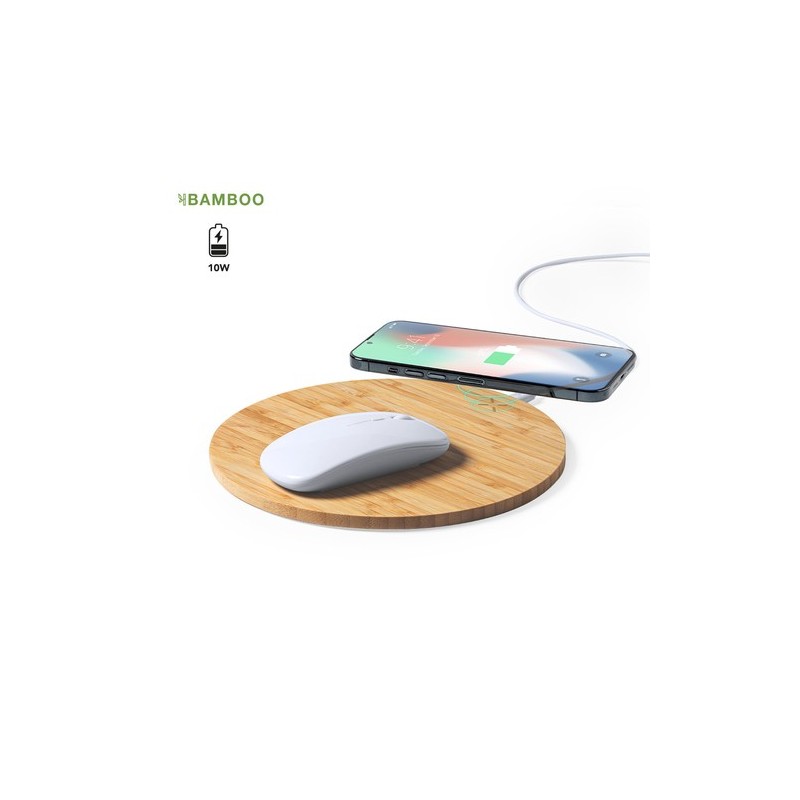 Tapis Souris Éco-responsable et Multifonction Bistol Chargeur Matières : bambou