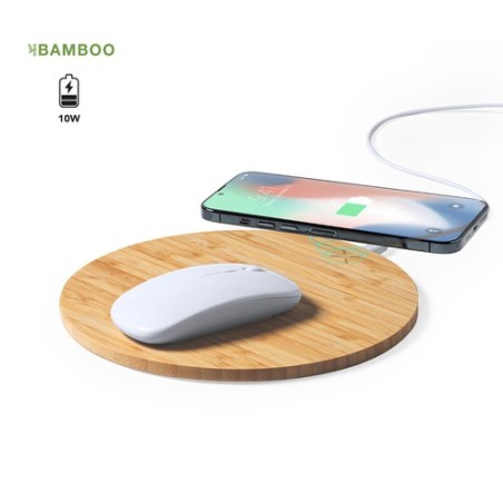 Tapis Souris Éco-responsable et Multifonction Bistol Chargeur Matières : bambou